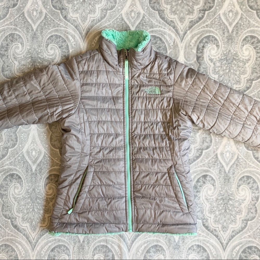 Girls North Face Reversible Jacket